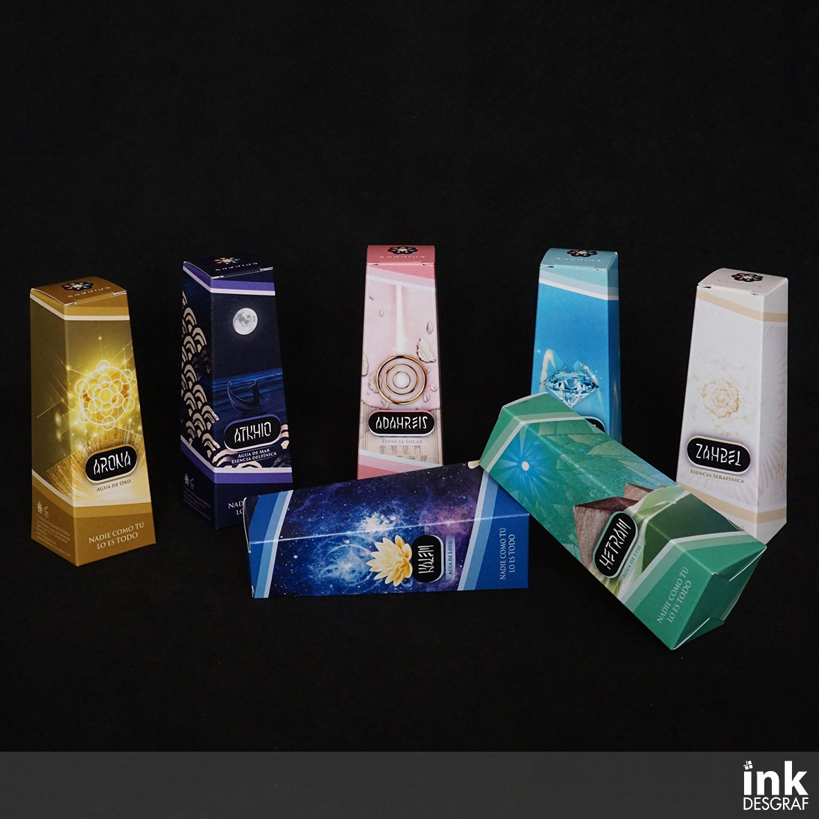 Cajas Automontables En Folding 1 Cara Para Perfumería